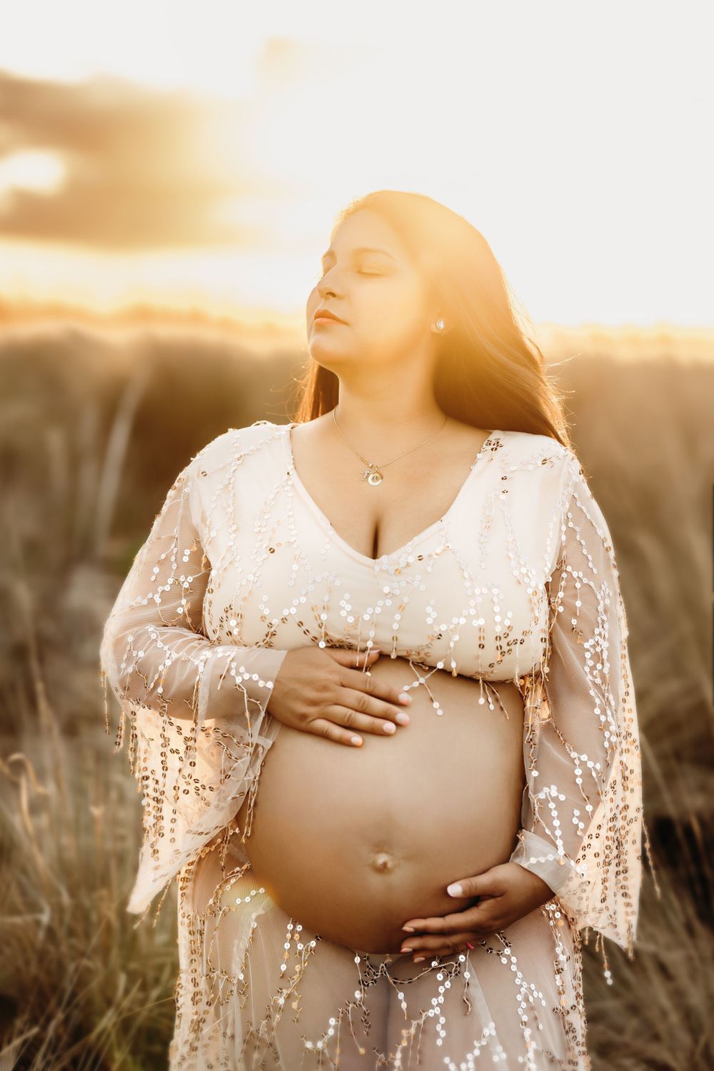 sunset pregnancy photos