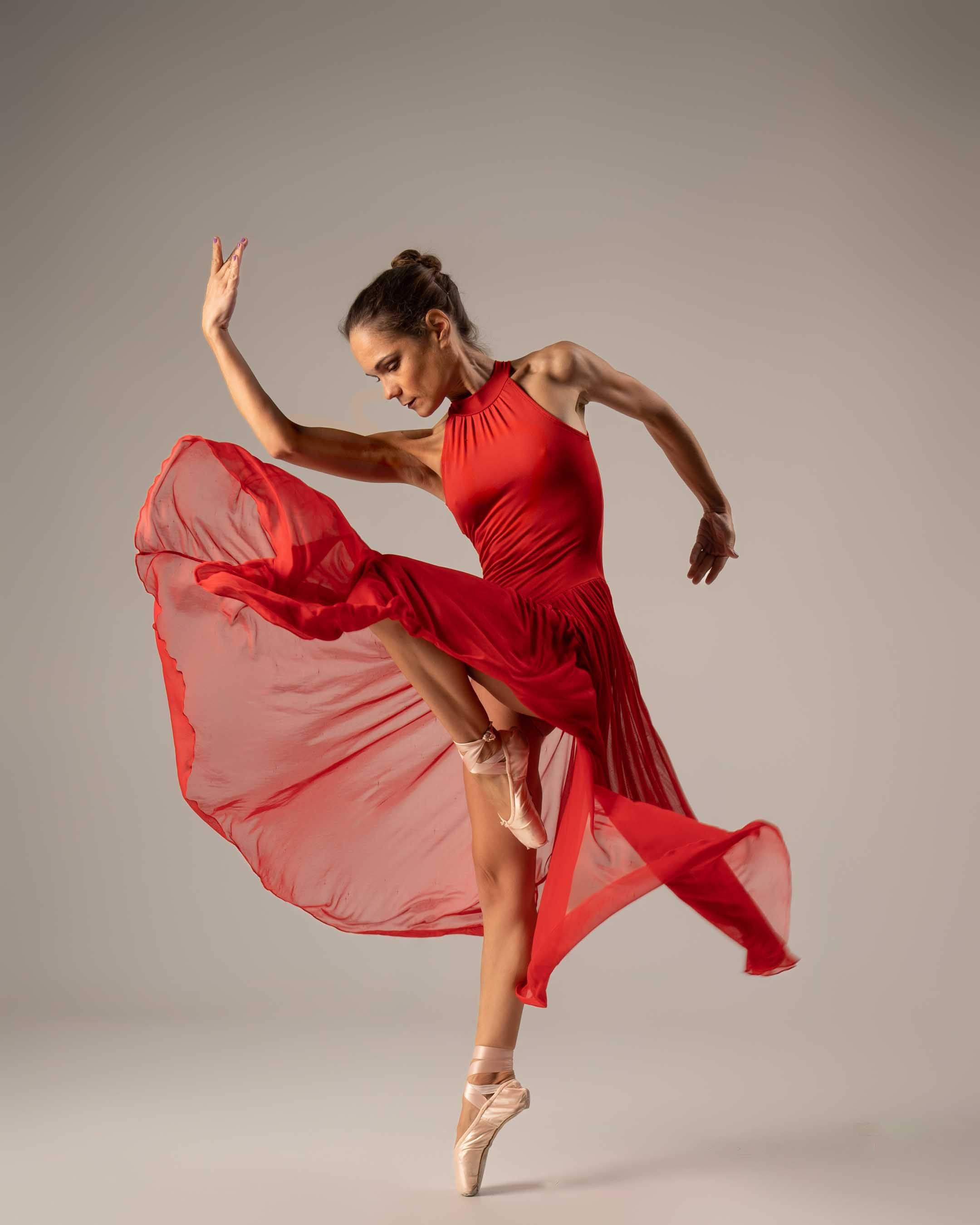 ballet red dress
