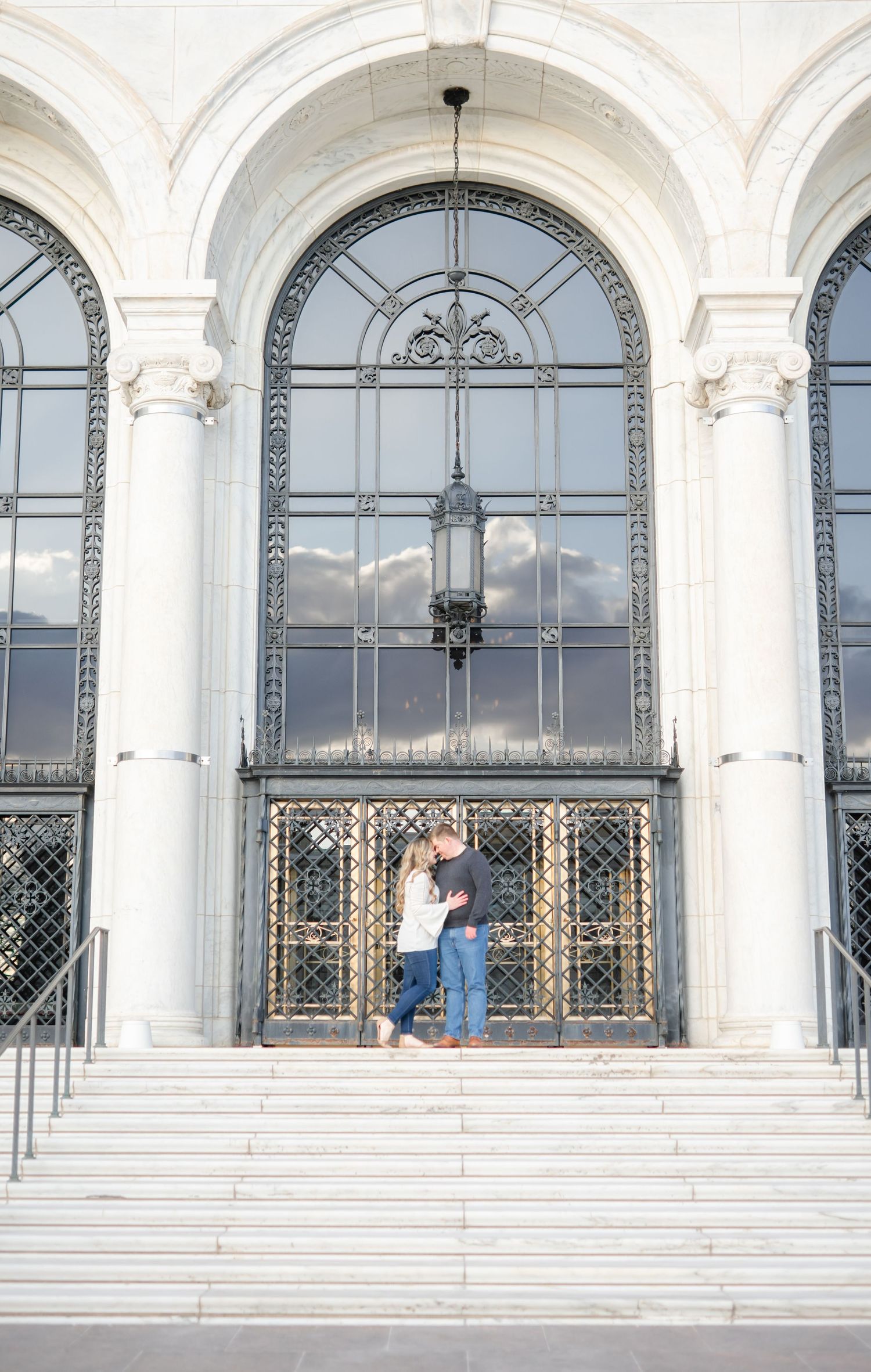 Downtown Detroit Engagement Detroit Institute of Arts Katie Gibbons Photography