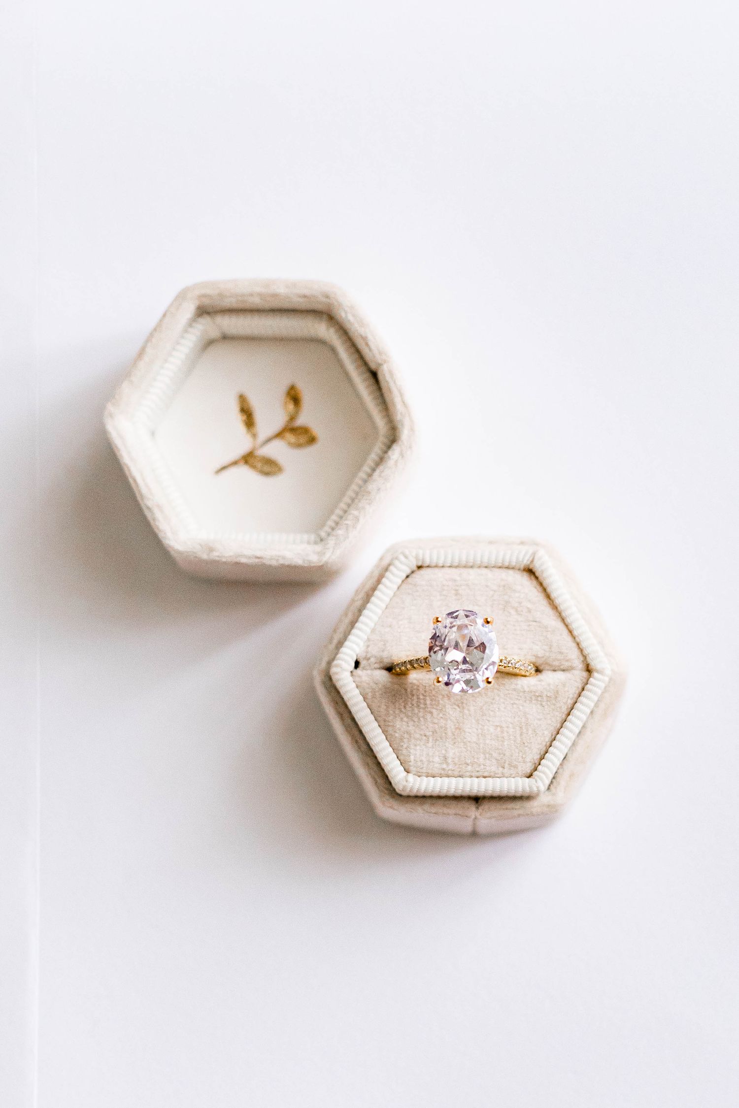 ring in velvet ring box