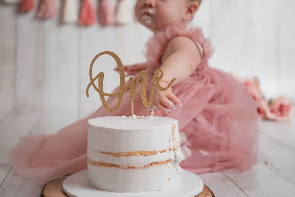 Midlothian, Virginia, cake smash session