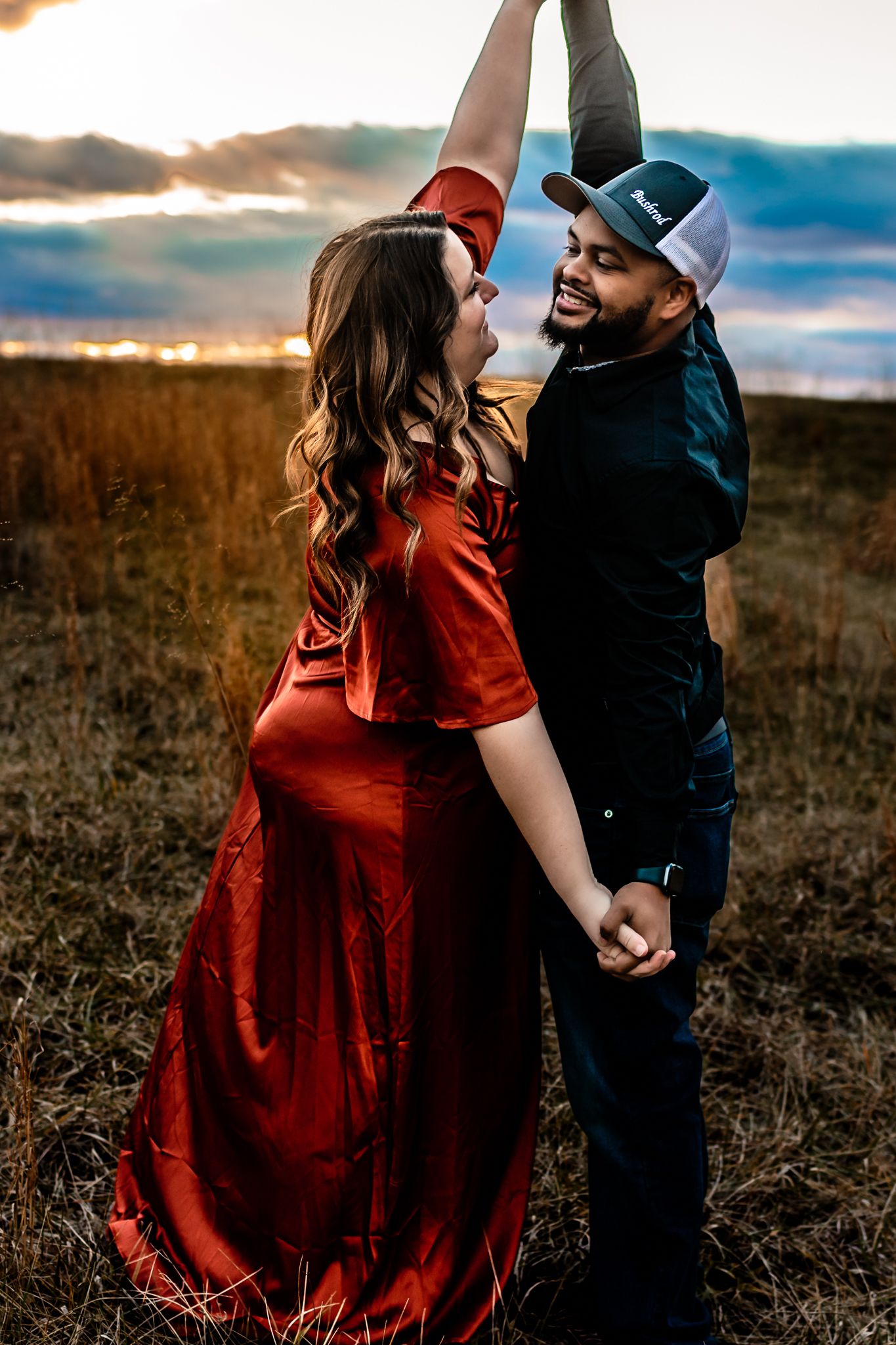 Rustic Boho Golden Hour Couple