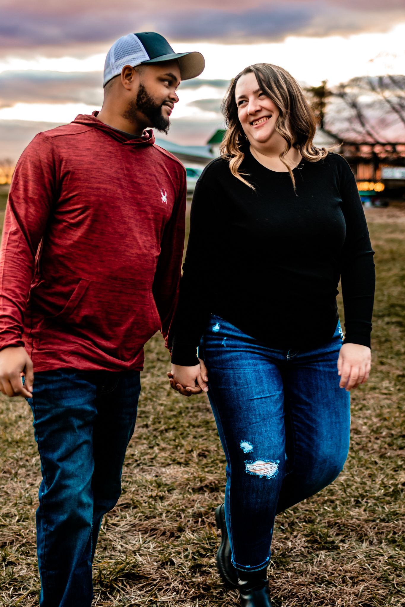 Rustic Boho Golden Hour Couple