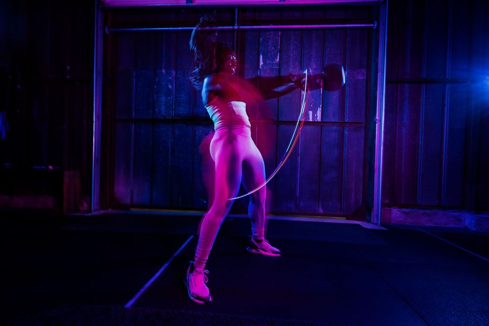 Portrait photographer for lifestyle and personal branding albums. Athlete portraits of personal trainer Tish in Oakland.
