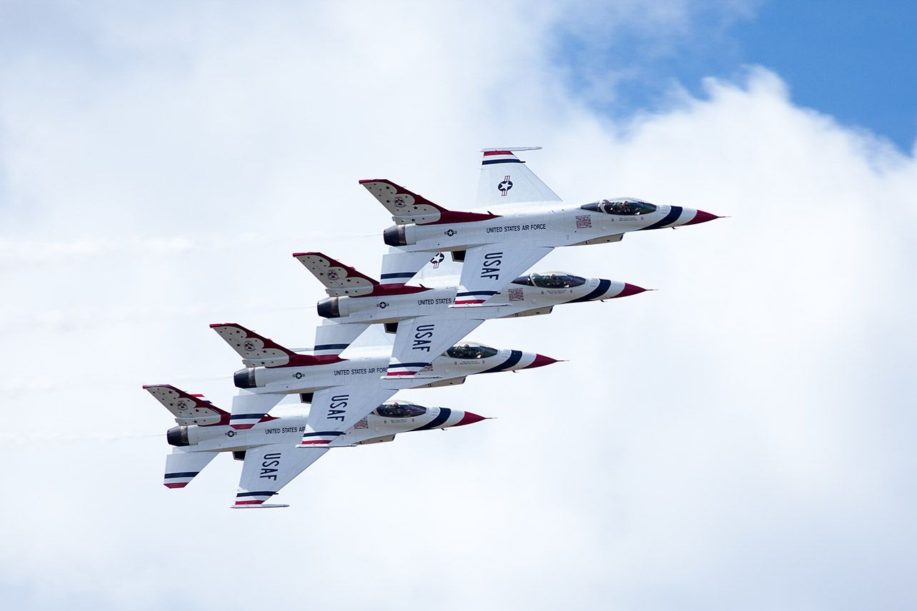 Thunderbirds at Air Show