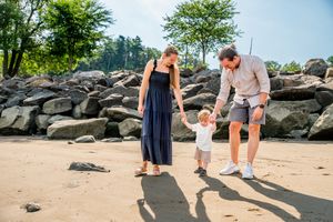 Séance famille, plage, été