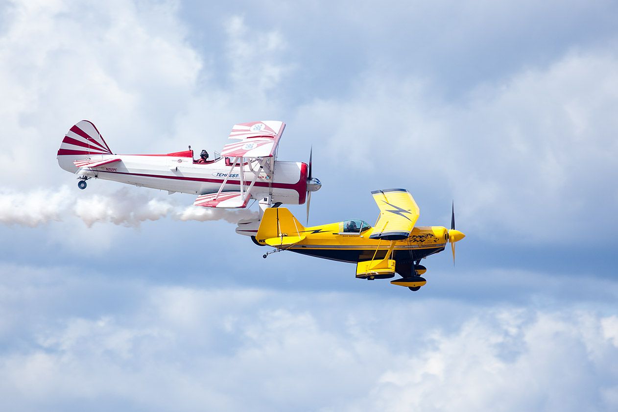 Planes at Air Show