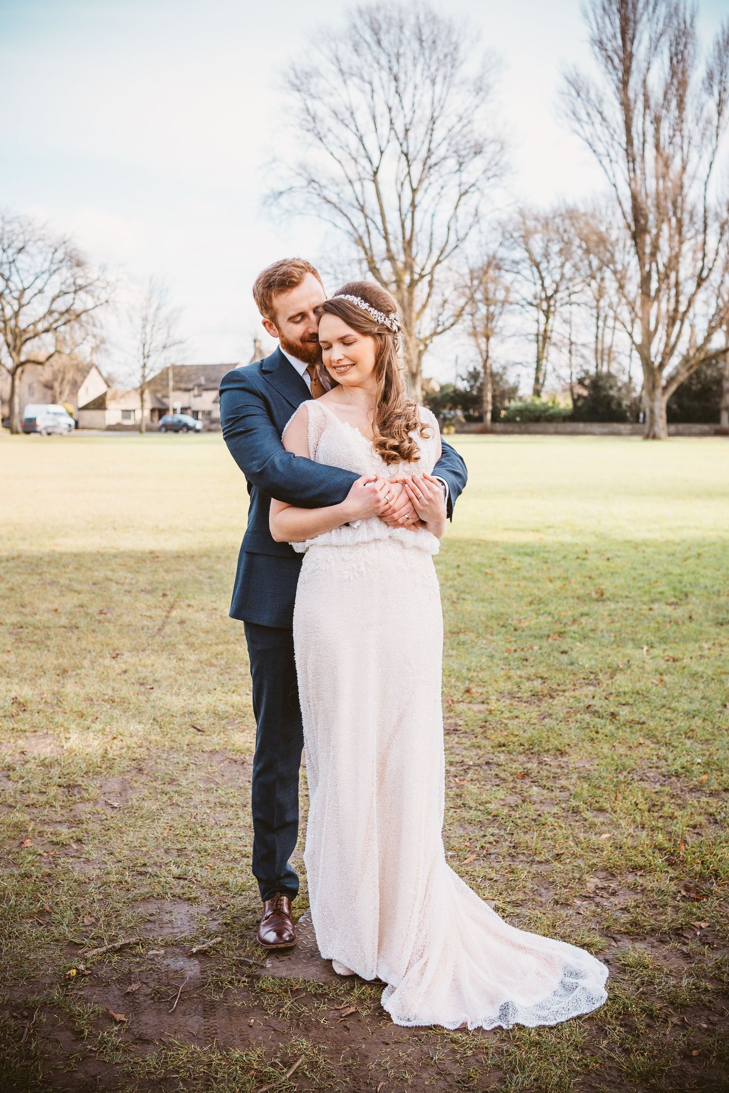 charming wedding photograph Bride and Groom