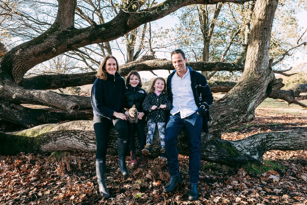 Family photography session in the Kent countryside
