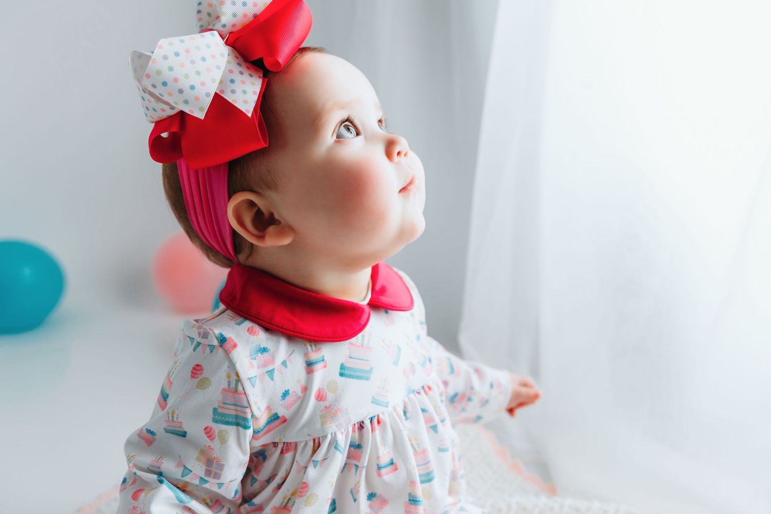 A profile of a one-year-old girl. Greenville SC newborn photographer, Easley, SC newborn photographer, Upstate SC newborn