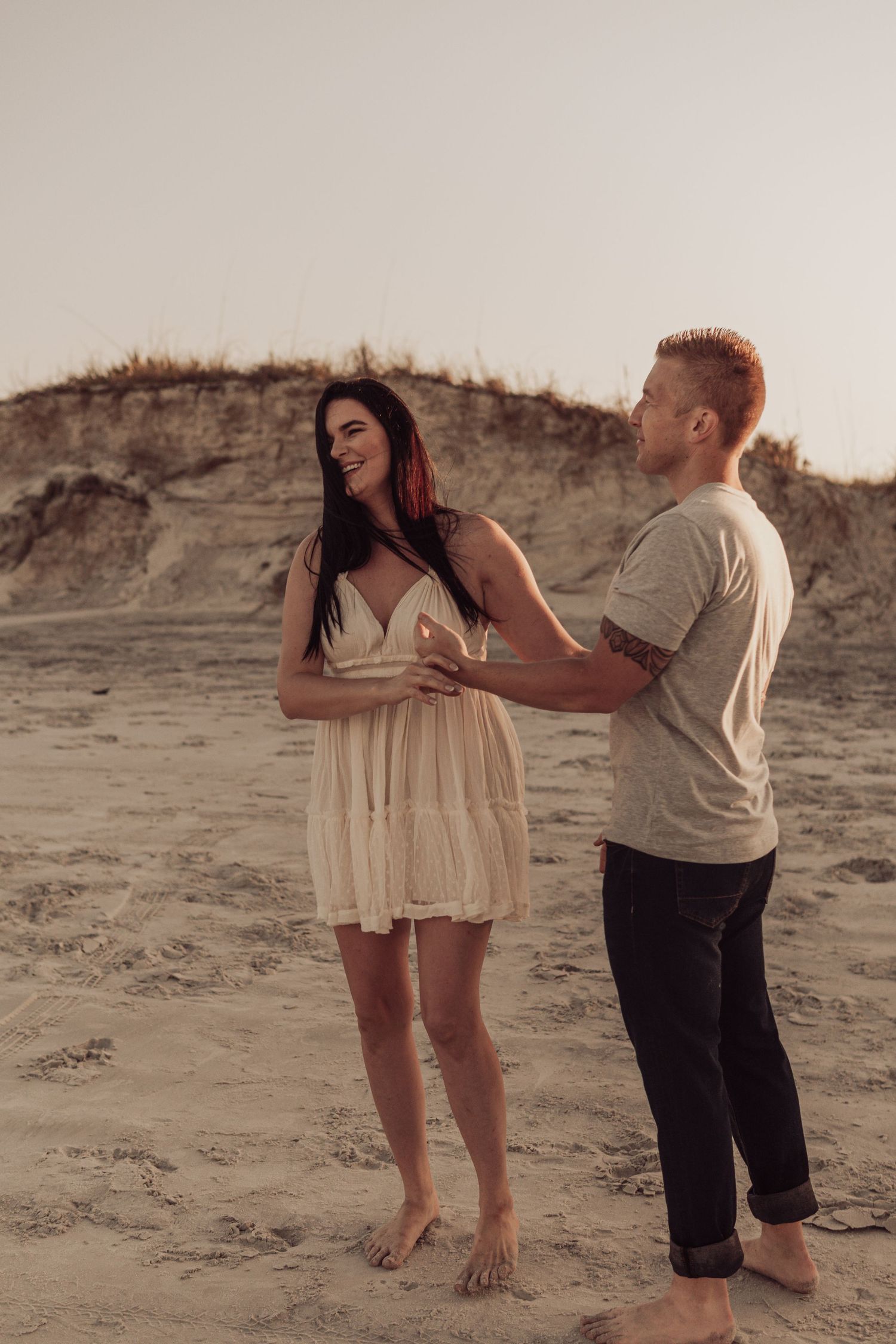 Engagement Beach Couples Daytona Ponce Inlet