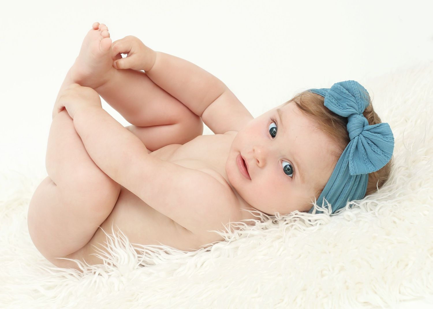 Baby Girl Sitter Pose. Newborn Photography Tameside