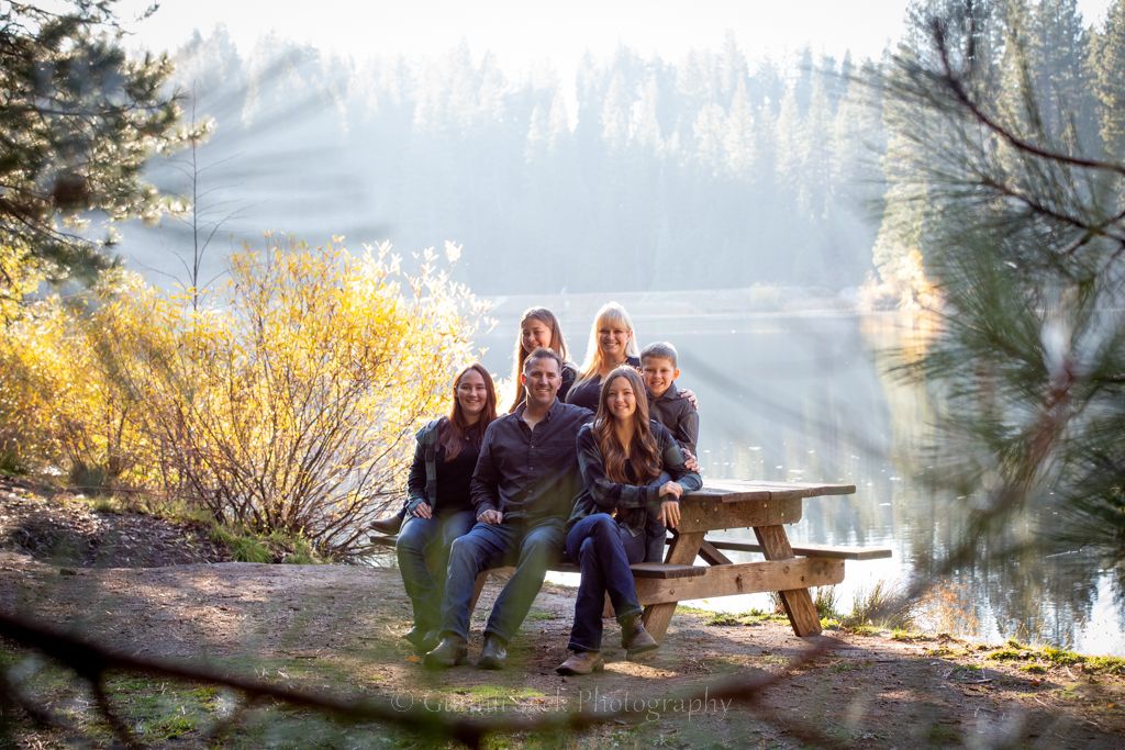 family, gunnii sack photography, white pines lake, arnold ca, fall colors, family photos
