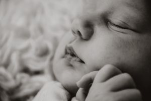Ethereal black and white close-up photographs showing soft textures and gentle curves.