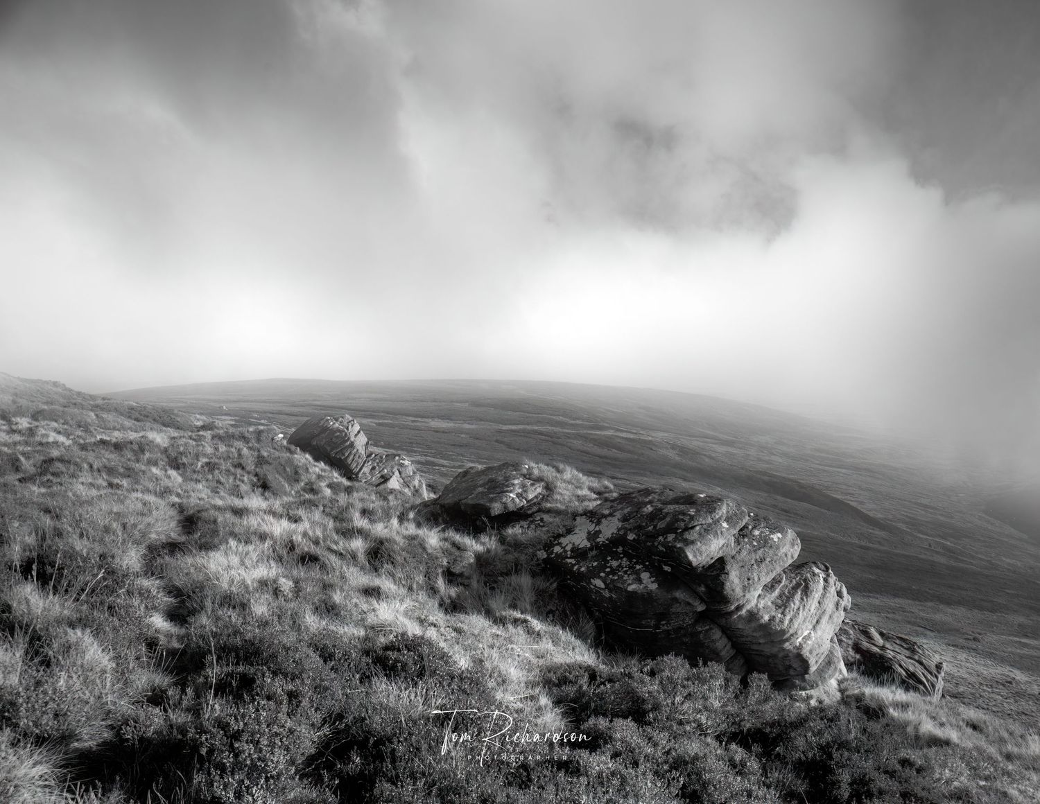 Cloud rolling in over Croasdale