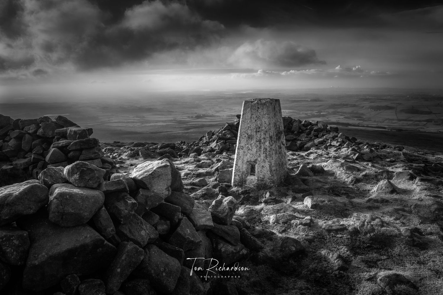 Trigpoint on Clough Fell
