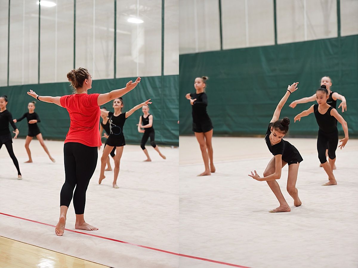 Rhythmic Gymnastics Ballet Teacher Reverance