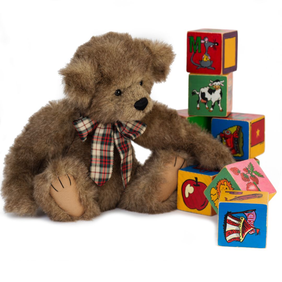 Product Photography Bear and Blocks © COPYRIGHT. Dragon Papillon Photography. 2020. All Rights Reserved.