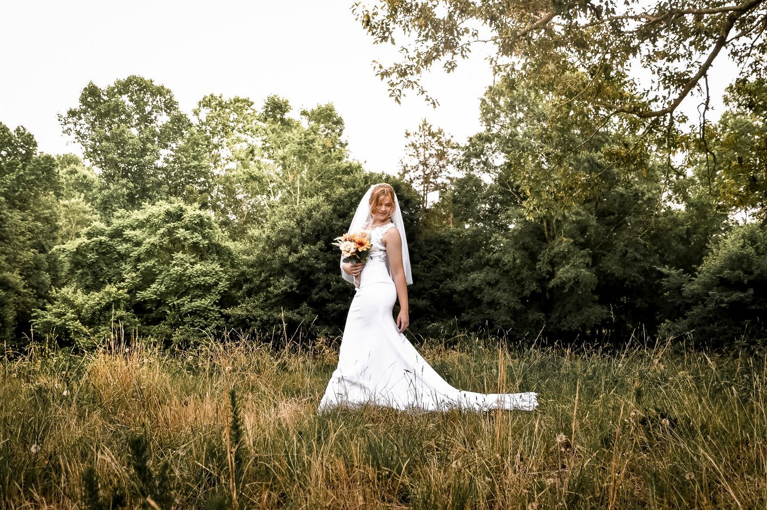 Oak Photography Bridal Photoshoot in Climax, North Carolina