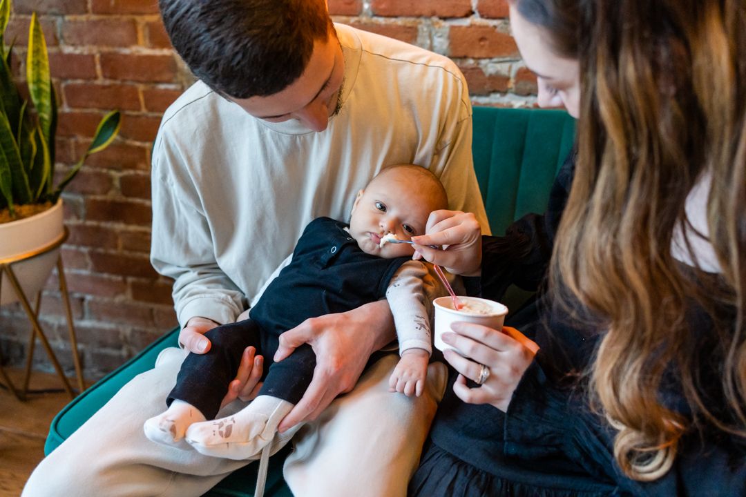 offering baby gelato
