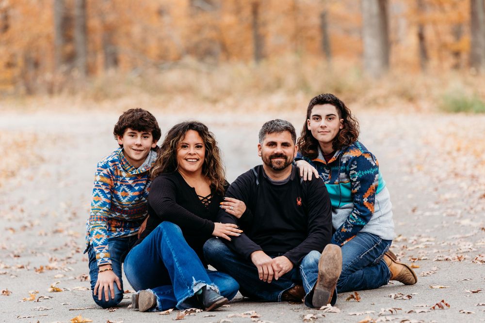 family photos in Palisades Kepler State Park Mt Vernon Iowa fall sage and ivy studio Iowa corridor midwest