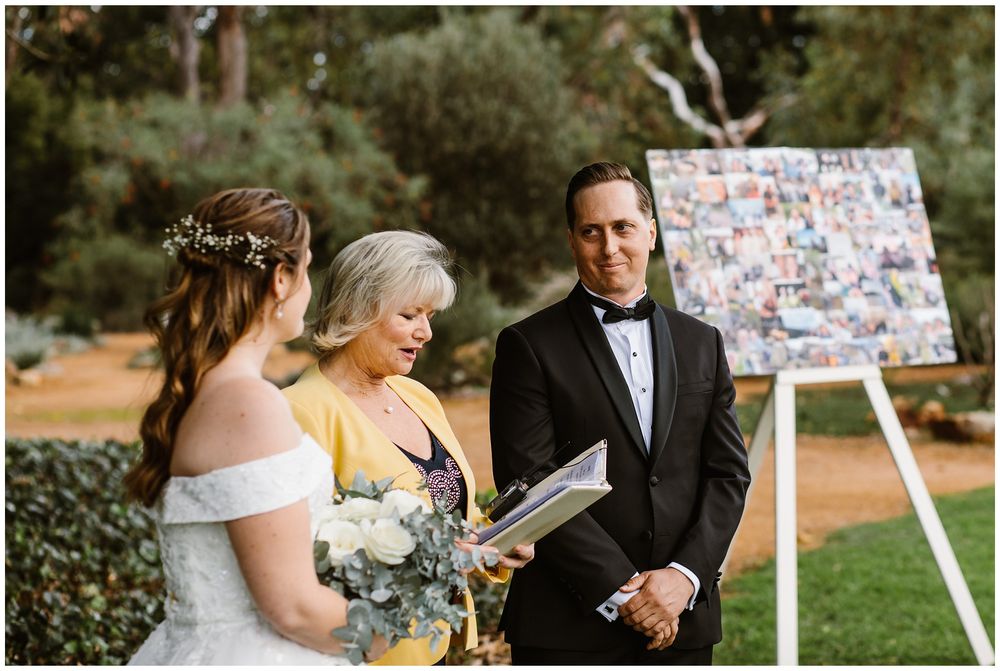 groom looking at his bride