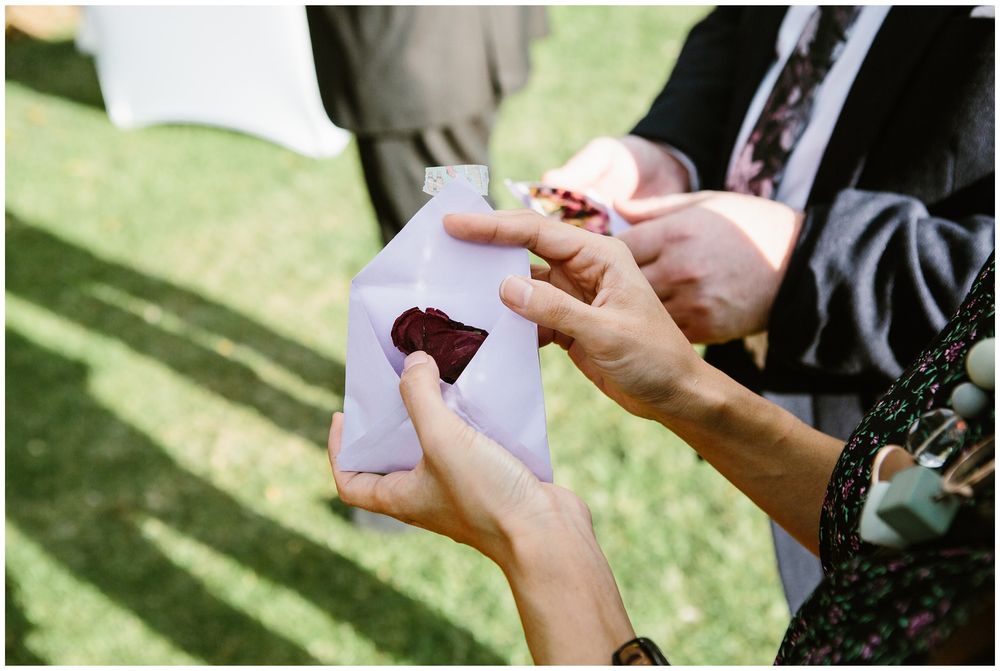 natural flower petal confetti