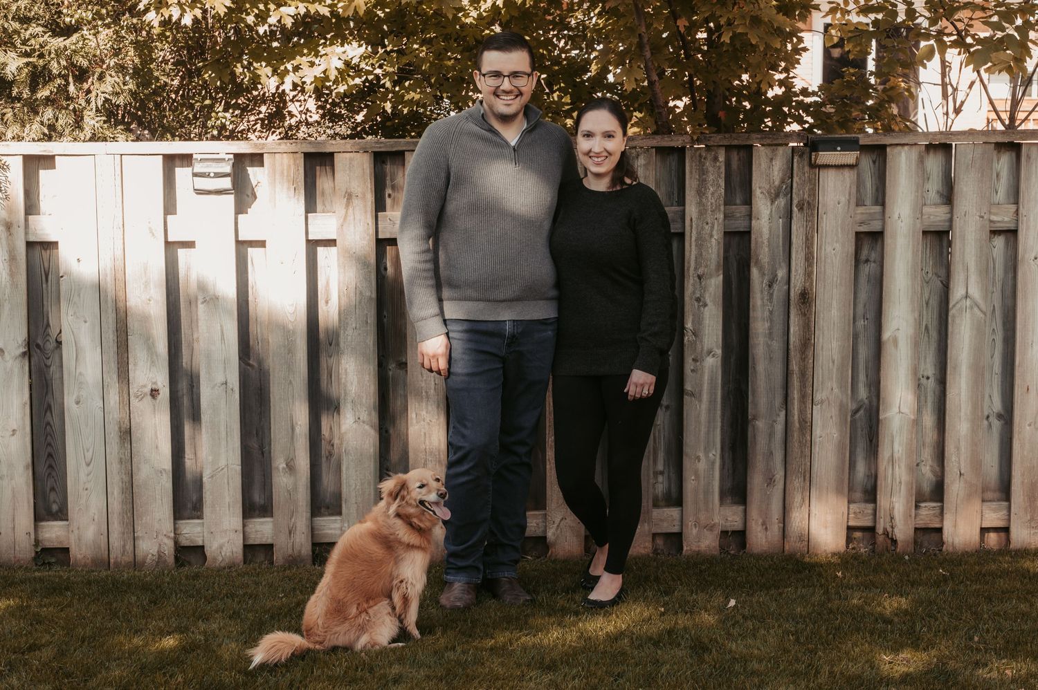 family and dog
