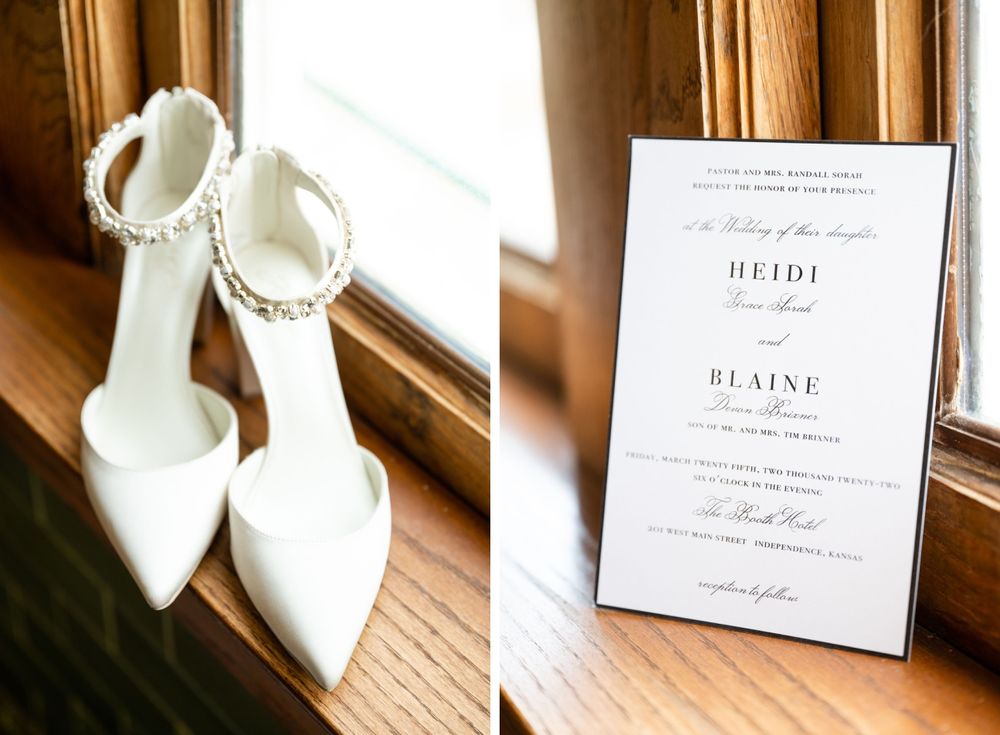 Wedding at Booth Hotel in Independence, KS by Bartlesville Wedding Photographer Kristi Bray Photography