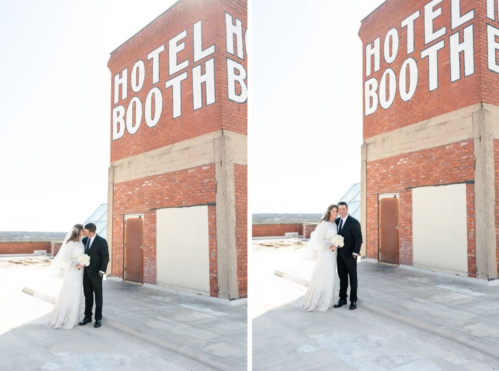 Wedding at Booth Hotel in Independence, KS by Bartlesville Wedding Photographer Kristi Bray Photography