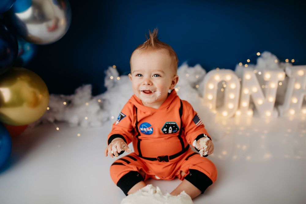 one year cake smash photographer