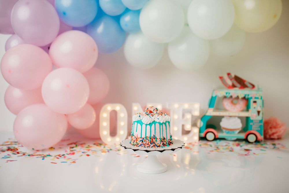 one year cake smash photographer