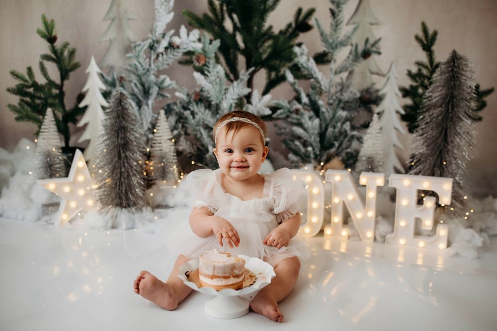 one year cake smash photographer
