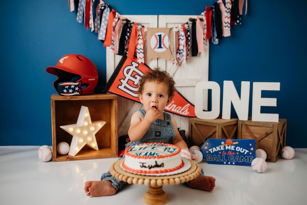 one year cake smash photographer