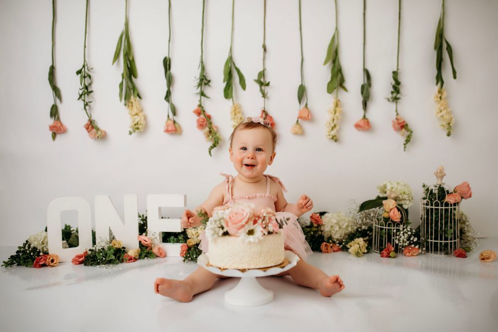 one year cake smash photographer