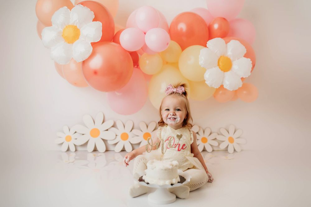 one year cake smash photographer