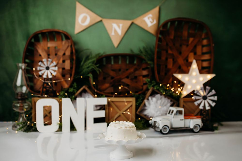 one year cake smash photographer