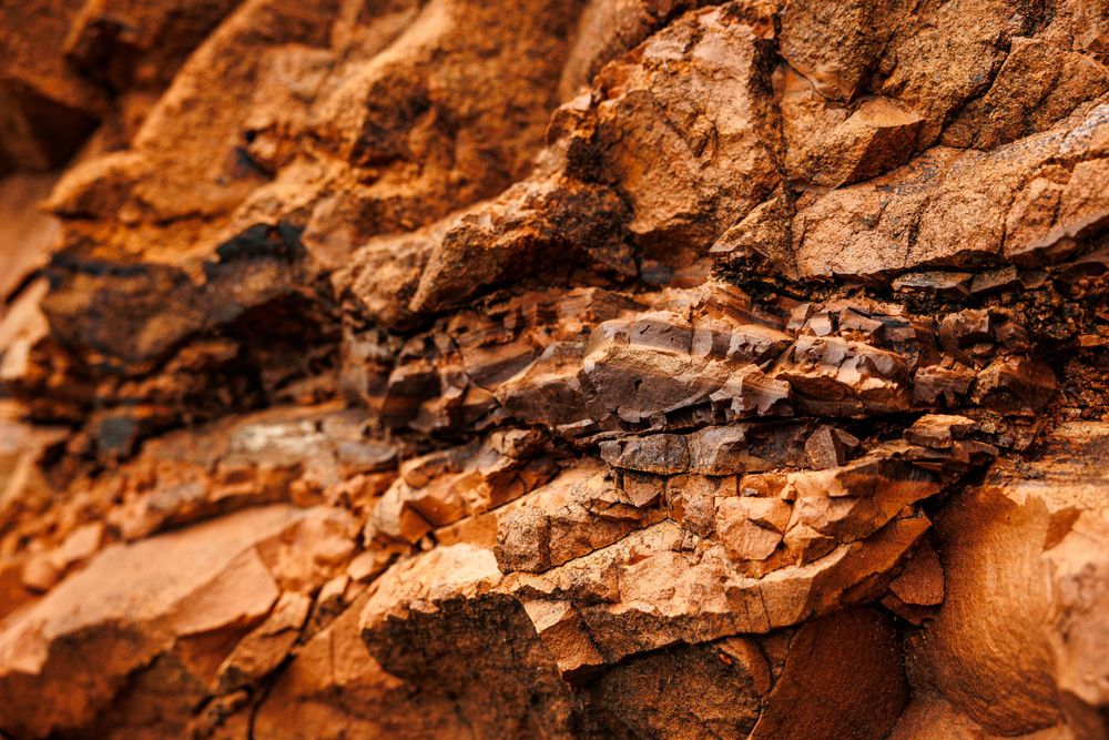 Texture and colours.