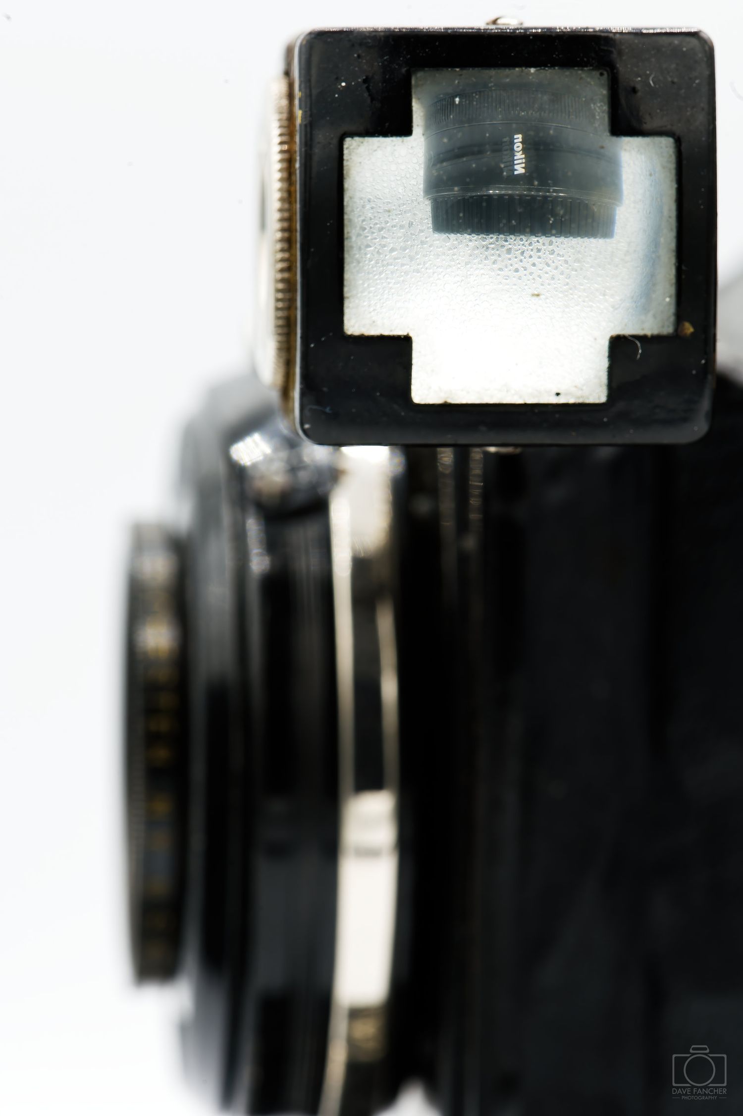 Looking through the viewfinder of an Autographic 2-C