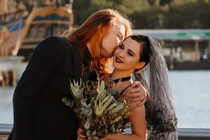 RAD BlackStar Photography & Film by Rupanty, affordable budget moody dark photography for alternative couples Sydney NSW