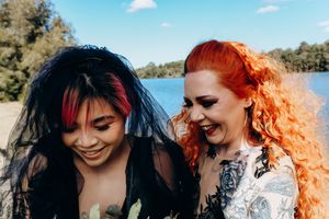 RAD BlackStar Photography & Film by Rupanty, affordable budget moody dark photography for alternative couples Sydney NSW