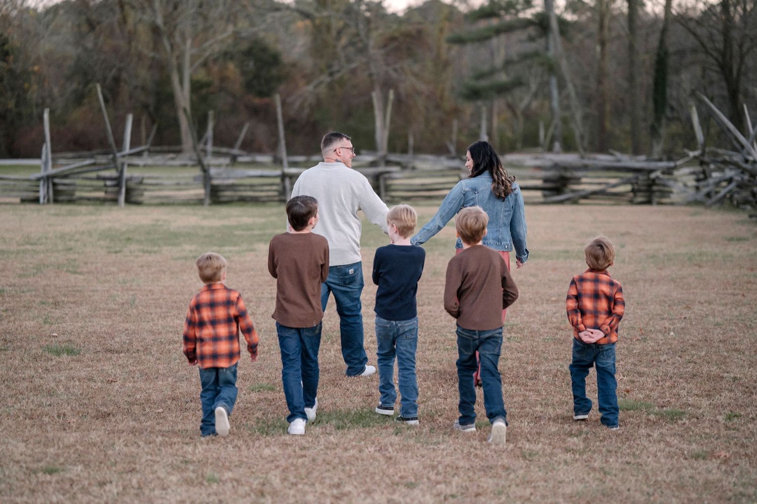 Pemberton state park in Maryland, family photo session places