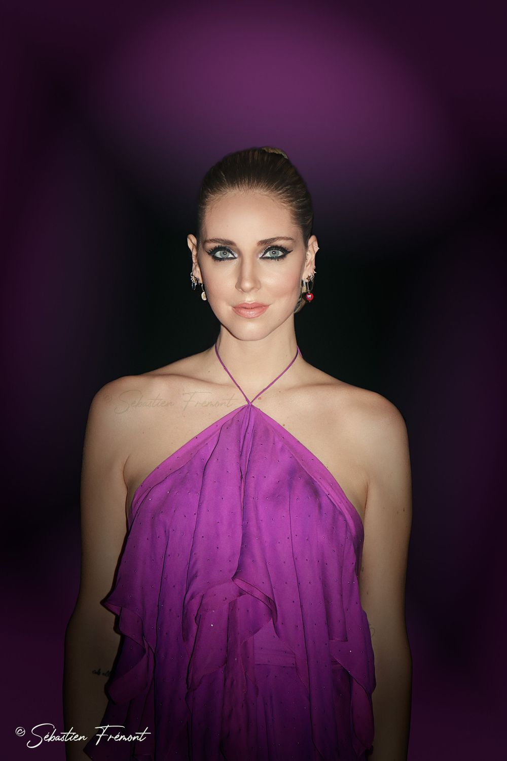 Sébastien Frémont - Portrait Photographer - Chiara Ferragni / Alexandre Vauthier - Paris Studio