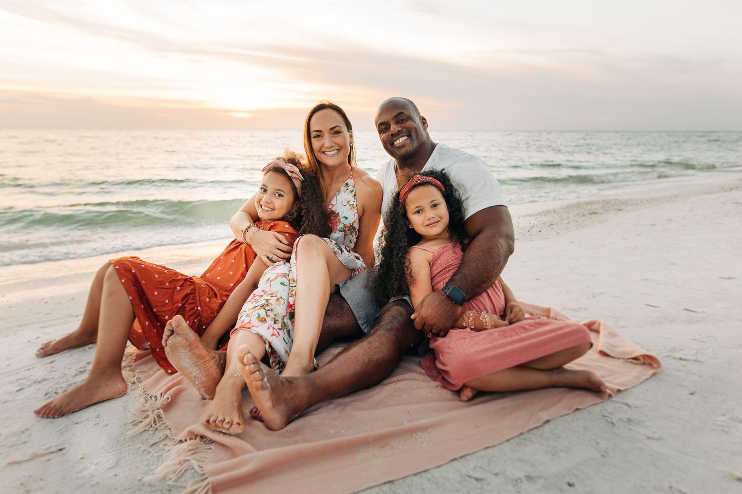 Sarasota wedding photographer vibrant and colorful wedding at Sarasota Wedding Venue, Lido Beach Resort.