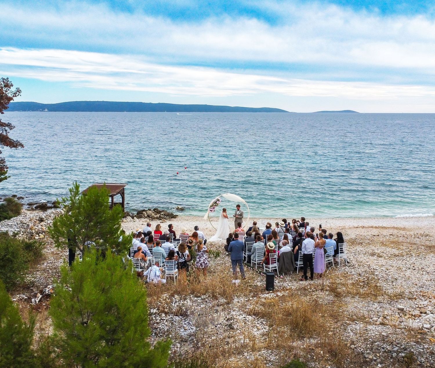 Drone photos for your wedding Split Photo Agency
