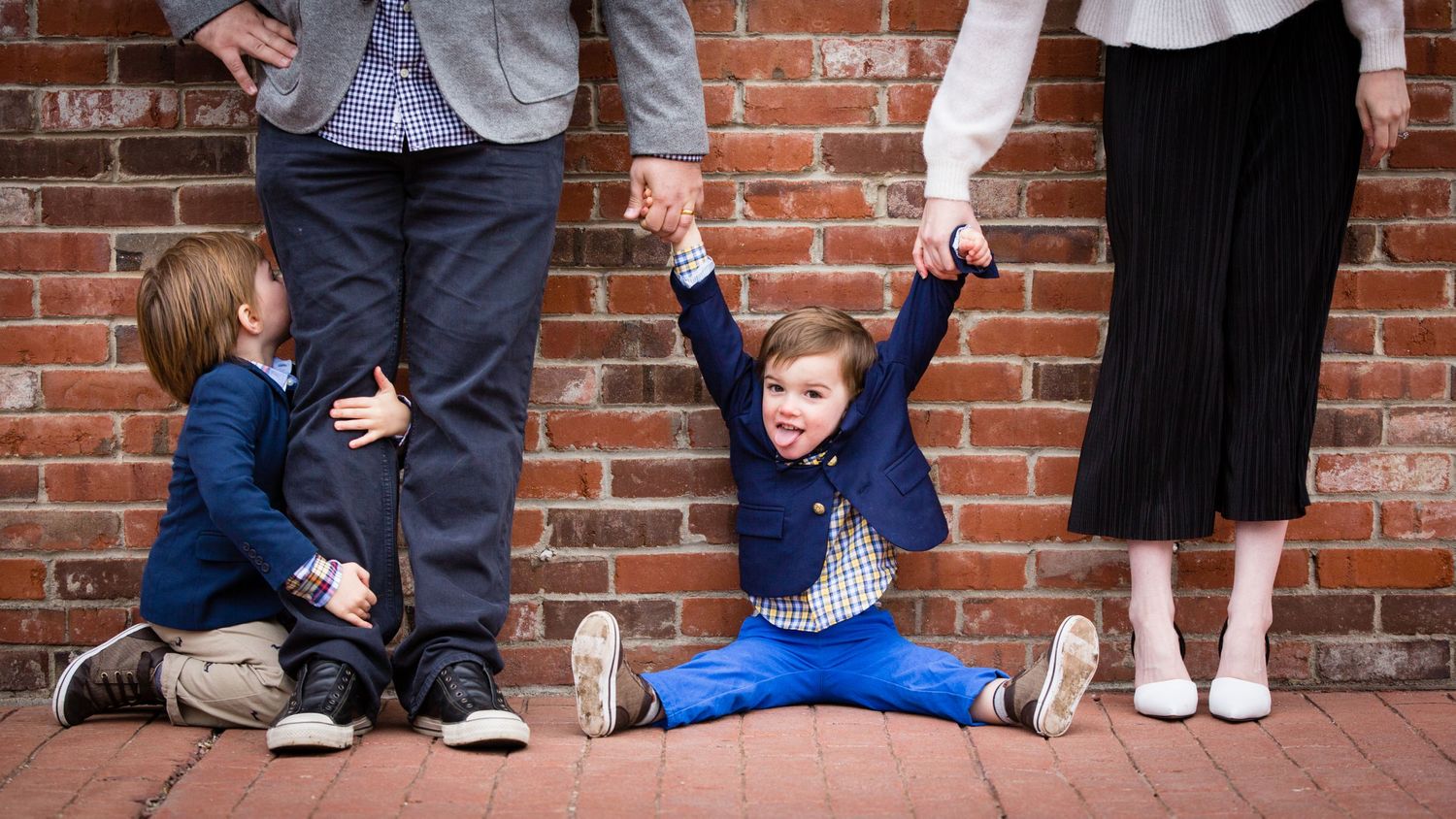 Goofy family pictures in Zionsville