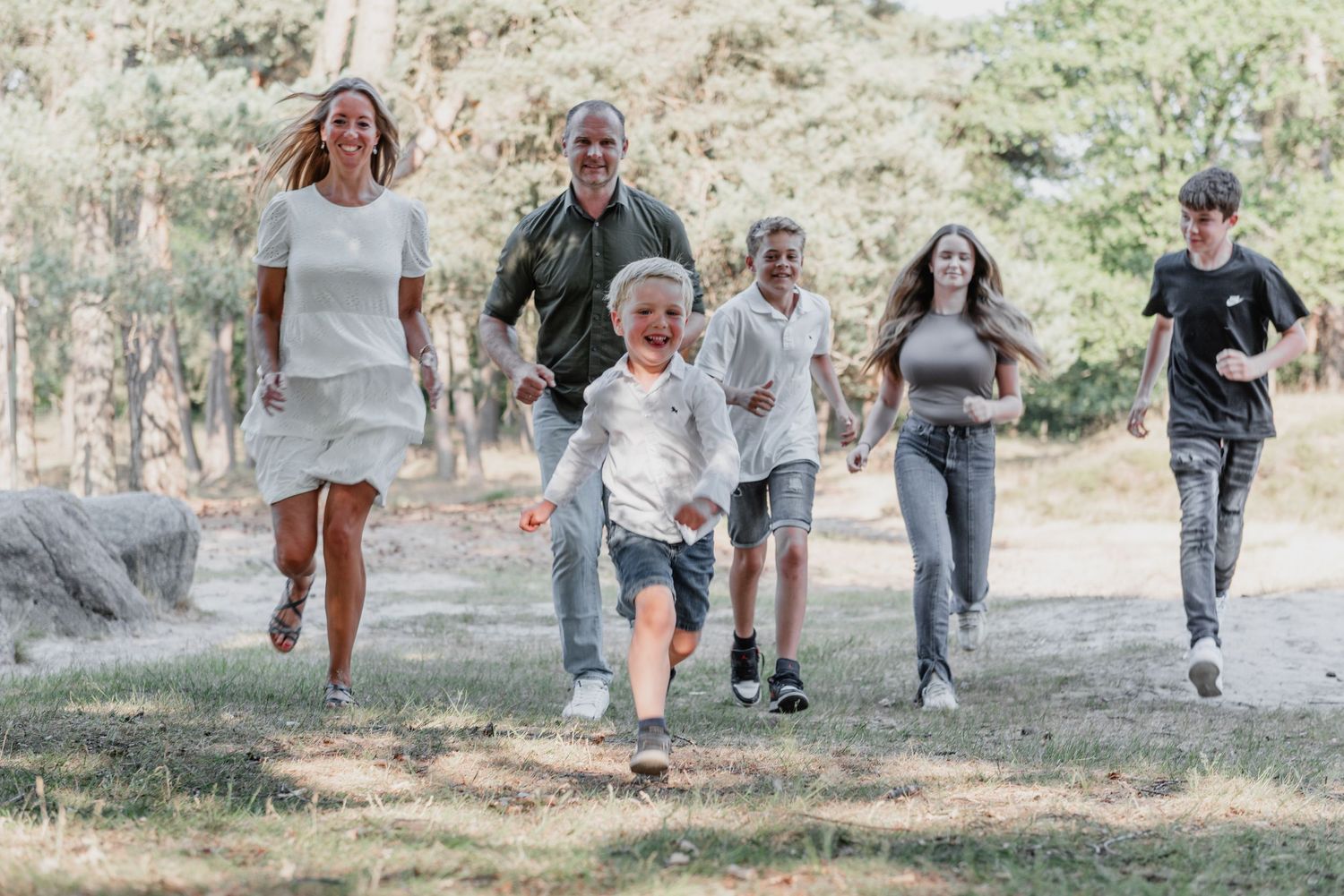 Voorbeeld foto familieshoot op locatie