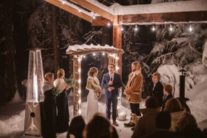 raven glacier lodge wedding girdwood alaska