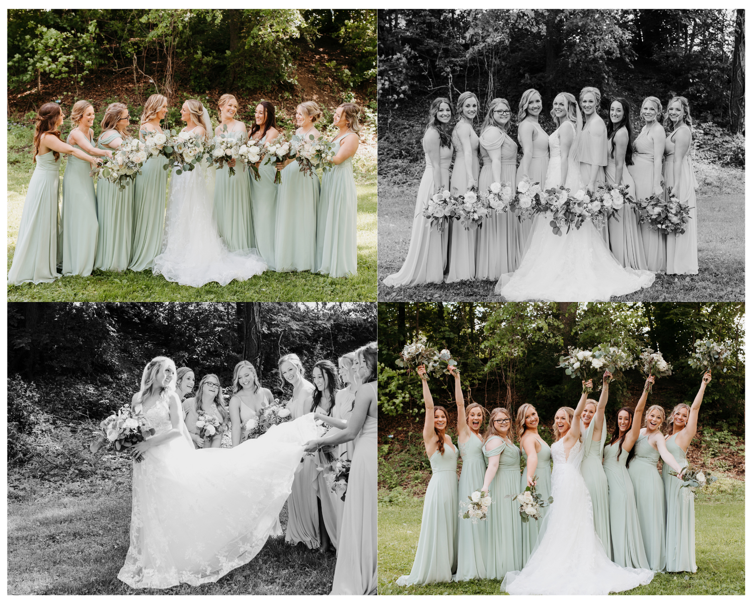 Ohio Photographer, Ohio Wedding, Wedding Photos, Bridesmaids Photos, Meadowbrook Park, Wedding Portraits,