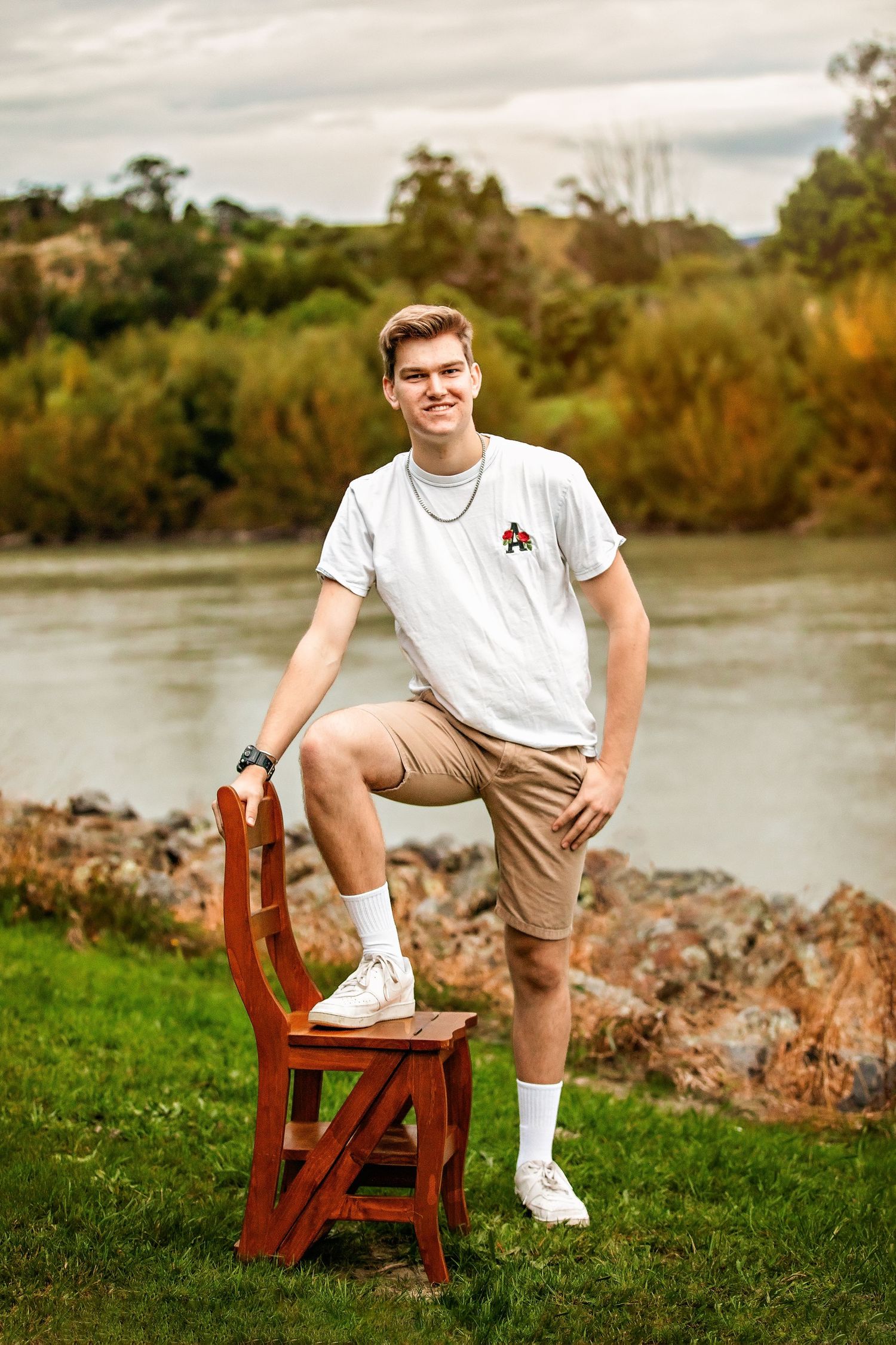 Palmerston North Newborn Baby Family Photographer. Teen Boy Manawatu River